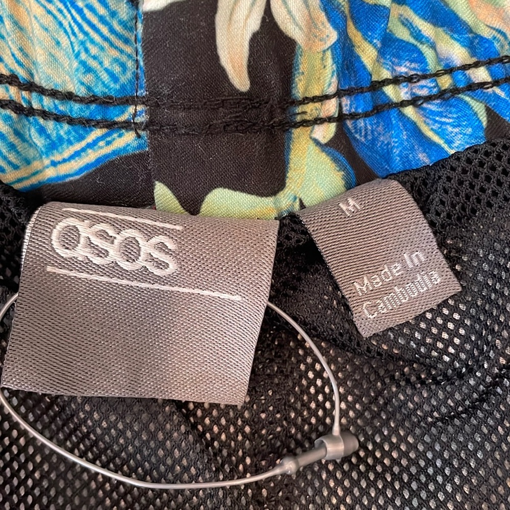 ASOS Tropical Swim Trunks - Picture 3 of 9
